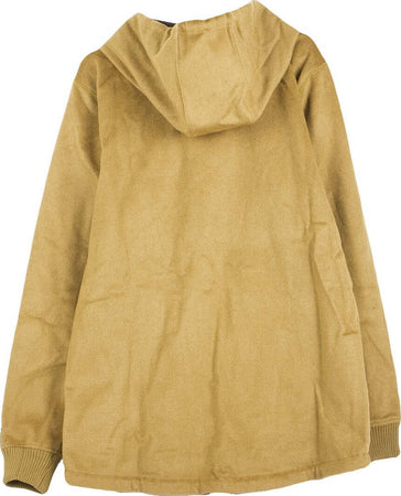 NEW-ERA-Felpa-Cappuccio-Uomo-Premium-Classic-Po-Hoody-Khaki-da-uomo