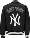 NEW-ERA-Giubbotto-Bomber-Uomo-Mlb-Team-Logo-Bp-Bomber-Neyyan-Black/white-da-uomo