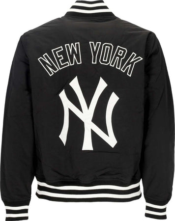 NEW-ERA-Giubbotto-Bomber-Uomo-Mlb-Team-Logo-Bp-Bomber-Neyyan-Black/white-da-uomo