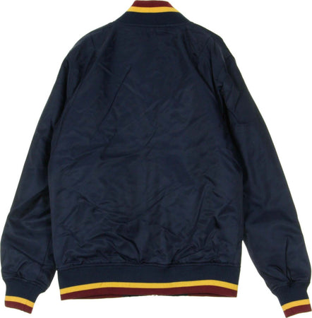 NEW-ERA-Giubbotto-Bomber-Uomo-Nba-Team-Apparel-Varsity-Clecav-Obsidian/original-Team-Colors-da-uomo