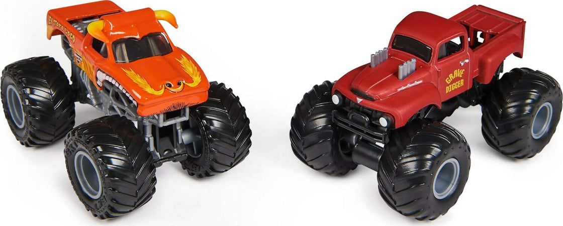 New-monster-jam-vs-toro-loco-vs-grave-digger-scale-1:64-trucks