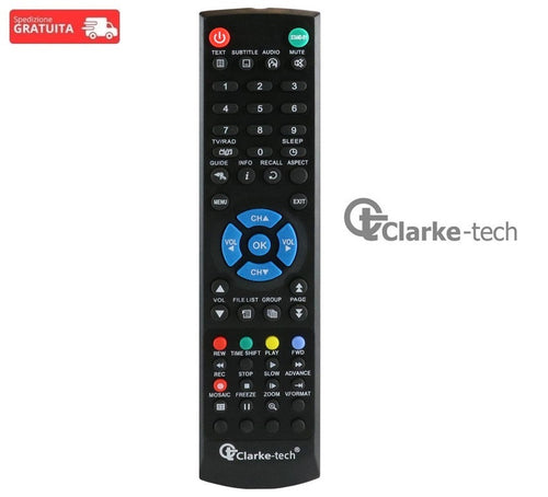 Telecomando originale CLARKE TECH per vari decoder