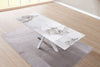 Tavolo Betelgeuse con gambe in metallo e piano in ceramica, design moderno, 160/240 x 110 x h 76 cm