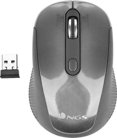 Ngs-Mouse-Mini-Wirelesshaze-1600dpi-3-Tasti-Nero/argento