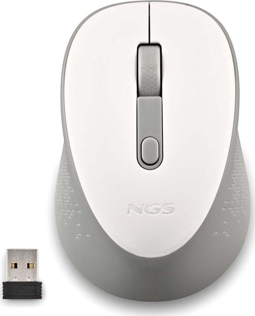 Ngs-Mouse-wireless-con-pulsanti-silenziosi-Dew-White