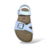 Sandalo Bio Sughero Bambini e Ragazzi Grunland Junior Luce Bianco – Fibia