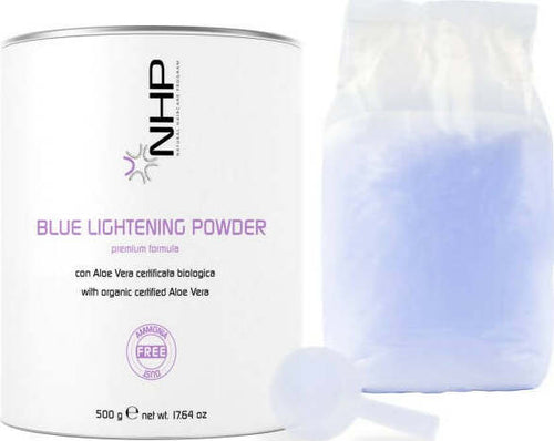 NHP Polvere Decolorante Vitalfarco Senza Ammoniaca Blue Lightening Powder Con Aloe Vera Certificata 500 gr Bellezza/Cura dei capelli/Colore/Decoloranti per capelli MondoCapelli - Barcellona Pozzo di Gotto, Commerciovirtuoso.it