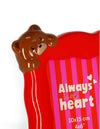 Cornice Portafoto Da Tavolo In Ceramica Teddy Bear Legami