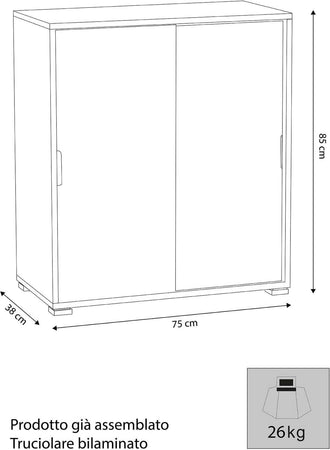 NIAO---armadietto-con-2-ante-Bianco-Milani-Home