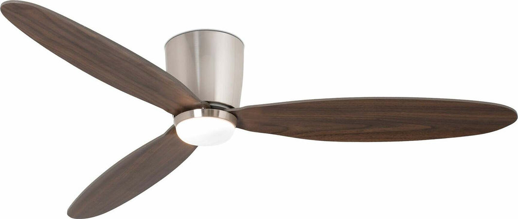 NIAS L LED Ventilatore da soffitto nichel opaco con motore DC Fai da te/Prodotti per la costruzione/Riscaldamento e raffreddamento/Sistemi mobili di climatizzazione/Ventilatori/Ventilatori da soffitto Led Mall Home - Napoli, Commerciovirtuoso.it