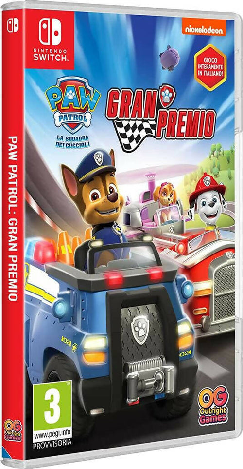 Nickelodeon gioco Paw Patrol: Gran Premio - Switch Videogiochi/Nintendo Switch/Giochi Cartoleria Deja Vu - Crotone, Commerciovirtuoso.it