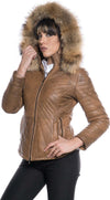 Nika---Piumino-Donna-Cuoio-in-vera-pelle