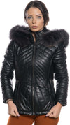 Nika---Piumino-Donna-Nero-in-vera-pelle