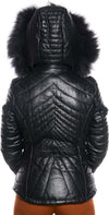 Nika---Piumino-Donna-Nero-in-vera-pelle