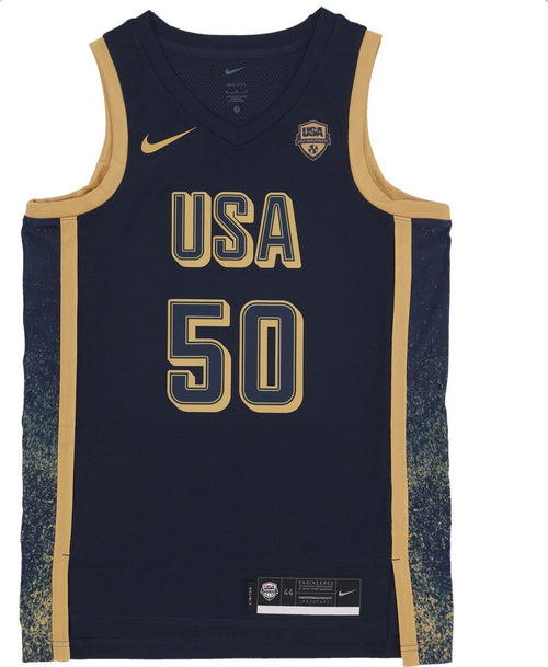 Nike-Canotta-Basket-Uomo-50th-Anniversary-Limited-Jersey-Team-Usa-Obsidian/truly-Gold-da-uomo