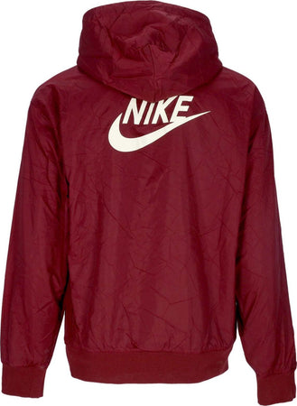 Nike-Felpa-Cappuccio-Uomo-Sportswear-Circa-Lined-Winterized-Pullover-Dark-Beetroot/coconut-Milk-da-uomo