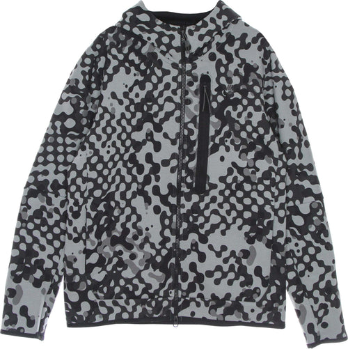 Nike-Felpa-Cappuccio-Zip-Uomo-Tech-Fleece-Full-Zip-Hoodie-React-Dk-Smoke-Grey/particle-Grey/black-da-uomo
