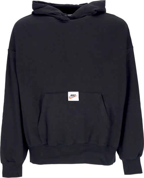 Nike-Felpa-Leggera-Cappuccio-Donna-Sportswear-Circa-50-Fleece-Hoodie-Black/sail-da-donna