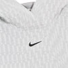 Nike-Felpa-Leggera-Cappuccio-Donna-W-Sportswear-Tech-Pack-Hoodie-All-Over-Jacquard-White/black-da-donna