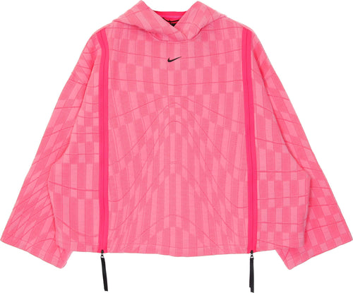 Nike-Felpa-Leggera-Cappuccio-Donna-W-Sportswear-Tech-Pack-Hoodie-Enginereed-Hyper-Pink/lotus-Pink/black-da-donna