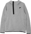 Nike-Felpa-Leggera-Cappuccio-Uomo-M-Sportswear-Tech-Fleece-Half-Zip-Hoodie-Dk-Grey-Heather/black-da-uomo