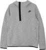 Nike-Felpa-Leggera-Cappuccio-Uomo-M-Sportswear-Tech-Fleece-Half-Zip-Hoodie-Dk-Grey-Heather/black-da-uomo