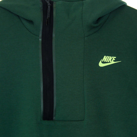 Nike-Felpa-Leggera-Cappuccio-Uomo-M-Sportswear-Tech-Fleece-Half-Zip-Hoodie-Galactic-Jade/lt-Liquid-Lime-da-uomo