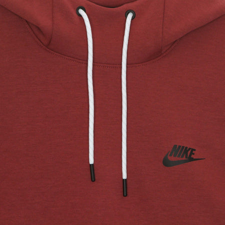 Nike-Felpa-Leggera-Cappuccio-Uomo-Tech-Fleece-Po-Hoodie-Cedar/black-da-uomo