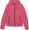 Nike-Felpa-Leggera-Cappuccio-Zip-Donna-W-Sportswear-Tech-Fleece-Windrunner-Full-zip-Aster-Pink/black-da-donna