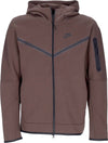 Nike-Felpa-Leggera-Cappuccio-Zip-Uomo-Sportswear-Tech-Fleece-Full-zip-Hoodie-Baroque-Brown/baroque-Brown/black-da-uomo
