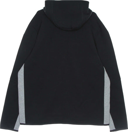 Nike-Felpa-Leggera-Cappuccio-Zip-Uomo-Sportswear-Tech-Fleece-Hoodie-Black/dk-Grey-Heather/white-da-uomo