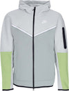 Nike-Felpa-Leggera-Cappuccio-Zip-Uomo-Sportswear-Tech-Fleece-Hoodie-Light-Silver/dusty-Sage/white-da-uomo