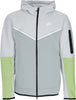 Nike-Felpa-Leggera-Cappuccio-Zip-Uomo-Sportswear-Tech-Fleece-Hoodie-Light-Silver/dusty-Sage/white-da-uomo