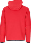 Nike-Felpa-Leggera-Cappuccio-Zip-Uomo-Sportswear-Tech-Fleece-Hoodie-University-Red/black-da-uomo