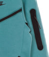 Nike-Felpa-Leggera-Cappuccio-Zip-Uomo-Sportswear-Tech-Fleece-Hoodie-Washed-Teal/black/black-da-uomo