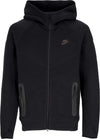 Nike-Felpa-Leggera-Cappuccio-Zip-Uomo-Tech-Fleece-Full-zip-Windrunner-Hoodie-Black/black-da-uomo
