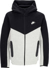 Nike-Felpa-Leggera-Cappuccio-Zip-Uomo-Tech-Fleece-Full-zip-Windrunner-Hoodie-Dk-Grey-Heather/black/white-da-uomo