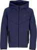 Nike-Felpa-Leggera-Cappuccio-Zip-Uomo-Tech-Fleece-Full-zip-Windrunner-Hoodie-Obsidian-Heather/black-da-uomo