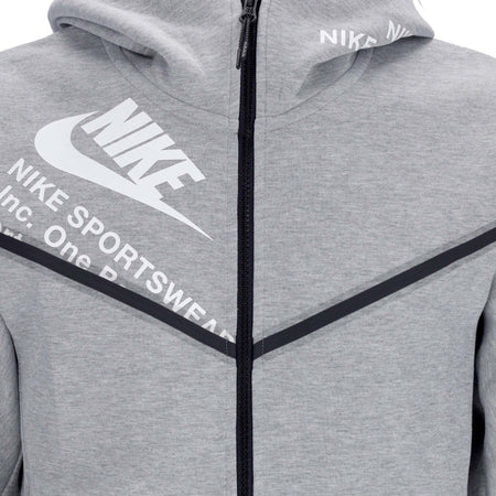 Nike-Felpa-Leggera-Cappuccio-Zip-Uomo-Tech-Fleece-Full-Zip-Wr-Gx-Hoodie-Dk-Grey-Heather/white-da-uomo