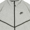 Nike-Felpa-Leggera-Collo-Alto-Donna-Sportswear-Tech-Fleece-Long-Dk-Grey-Heather/black-da-donna