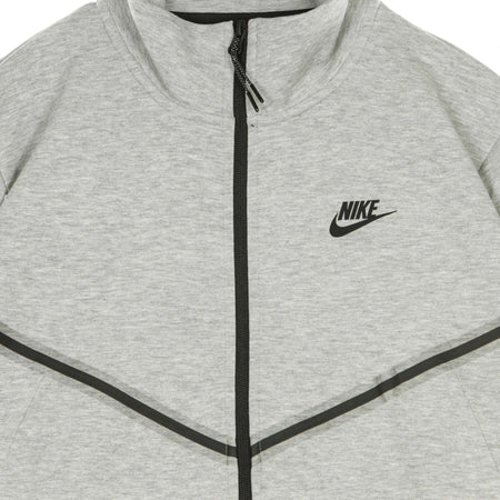 Nike-Felpa-Leggera-Collo-Alto-Donna-Sportswear-Tech-Fleece-Long-Dk-Grey-Heather/black-da-donna