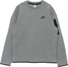 Nike-Felpa-Leggera-Girocollo-Uomo-Sportswear-Tech-Fleece-Dk-Grey-Heather/black-da-uomo