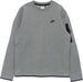 Nike-Felpa-Leggera-Girocollo-Uomo-Sportswear-Tech-Fleece-Dk-Grey-Heather/black-da-uomo