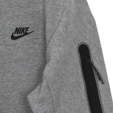 Nike-Felpa-Leggera-Girocollo-Uomo-Sportswear-Tech-Fleece-Dk-Grey-Heather/black-da-uomo