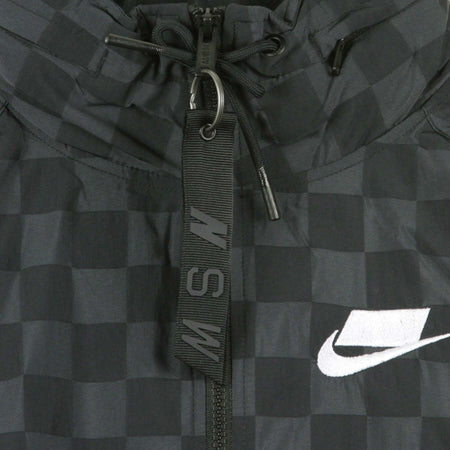 Nike-Giacca-a-Vento-Uomo-Nsp-Wr-Jkt-Check-Black/black/white-da-uomo