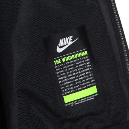 Nike-Giacca-a-Vento-Uomo-Sportswear-Woven-Lined-Windrunner-Hooded-Jacket-Black/white-da-uomo