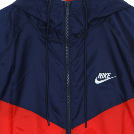 Nike-Giacca-a-Vento-Uomo-Sportswear-Woven-Lined-Windrunner-Hooded-Jacket-University-Red/midnight-Navy/white-da-uomo