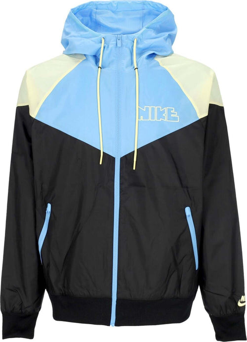 Nike-Giacca-a-Vento-Uomo-Windrunner-Woven-Lined-Jacket-Black/university-Blue/lemon-Chiffon-da-uomo