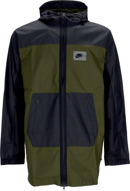 Nike-Giacca-a-Vento-Uomo-Woven-Jacket-Rough-Green/dk-Smoke-Grey/safety-Orange-da-uomo