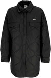 Nike-Giacca-Coach-Jacket-Donna-W-Sportswear-Essentials-Quilted-Trench-Black/white-da-donna